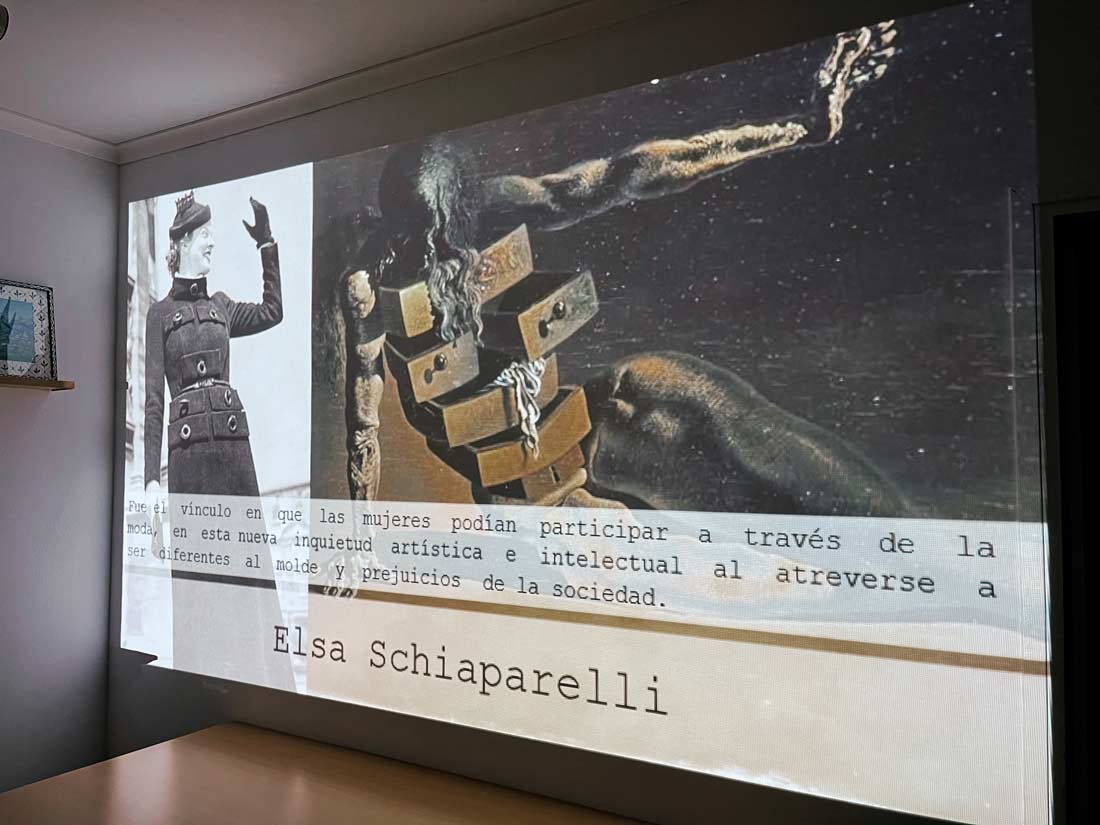 Pamplona Inari Jün Academia de Diseño, Patronaje y Confección, taller de costura, aprende a coser CHARLA SOBRE LA MUJER EN LA HISTORIA DE LA INDUMENTARIA 8M DIA DE LA MUJER